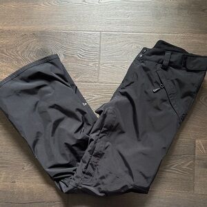 The North Face Women’s TNF Black Snow Pants Large Waterproof Ski Snowboard